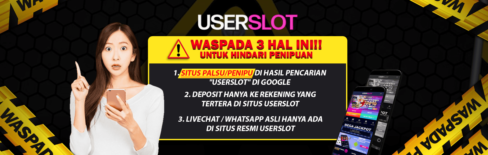 Illustration of security tips from Userslot